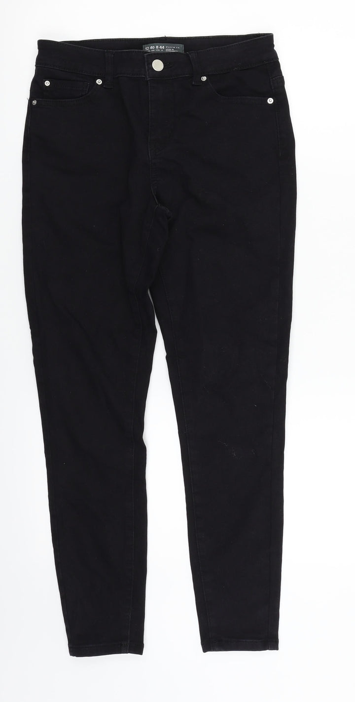 Denim. Co Womens Black Skinny Jeans Size 12 L25 in