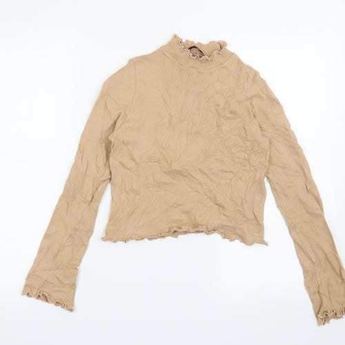 Pull & Bear Womens Beige   Pullover Jumper Size S