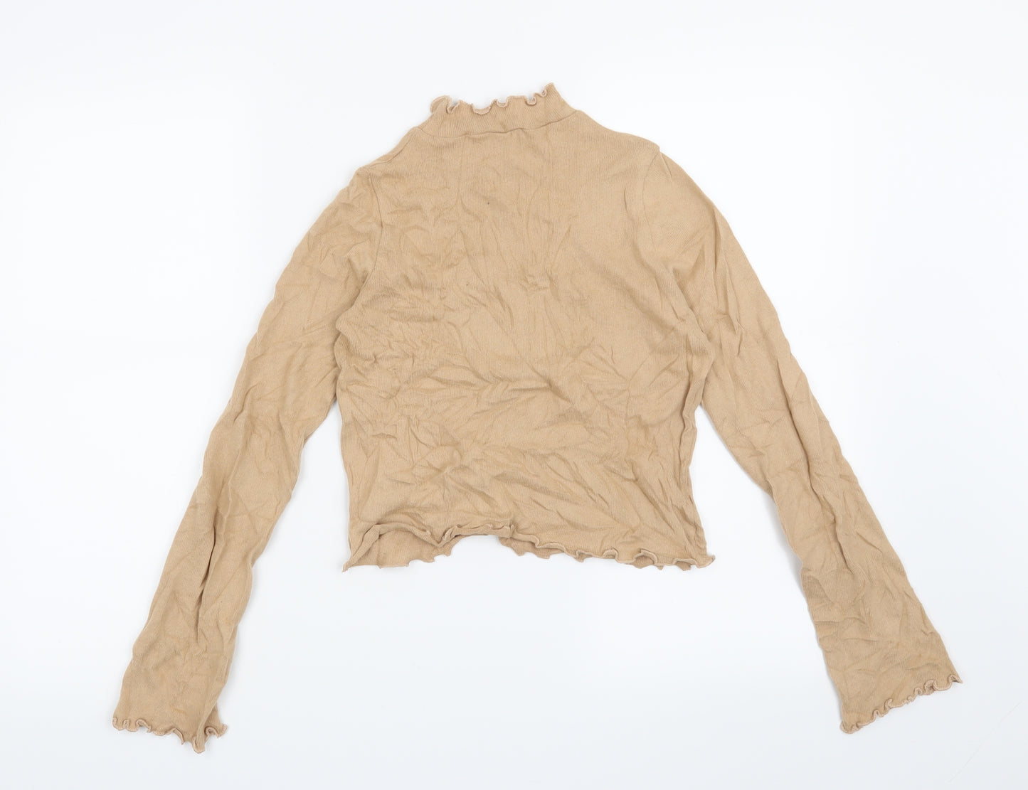 Pull & Bear Womens Beige   Pullover Jumper Size S
