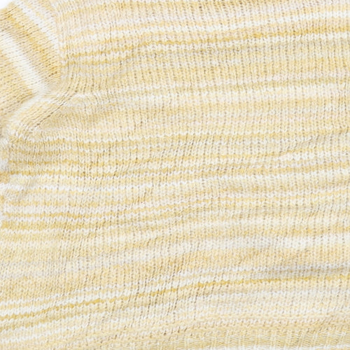 NEXT Womens Yellow Striped  Pullover Jumper Size 14
