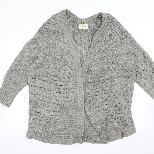 Papaya Womens Grey   Cardigan Jumper Size M