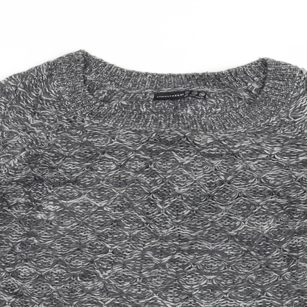 Atmosphere Womens Grey   Pullover Jumper Size 12