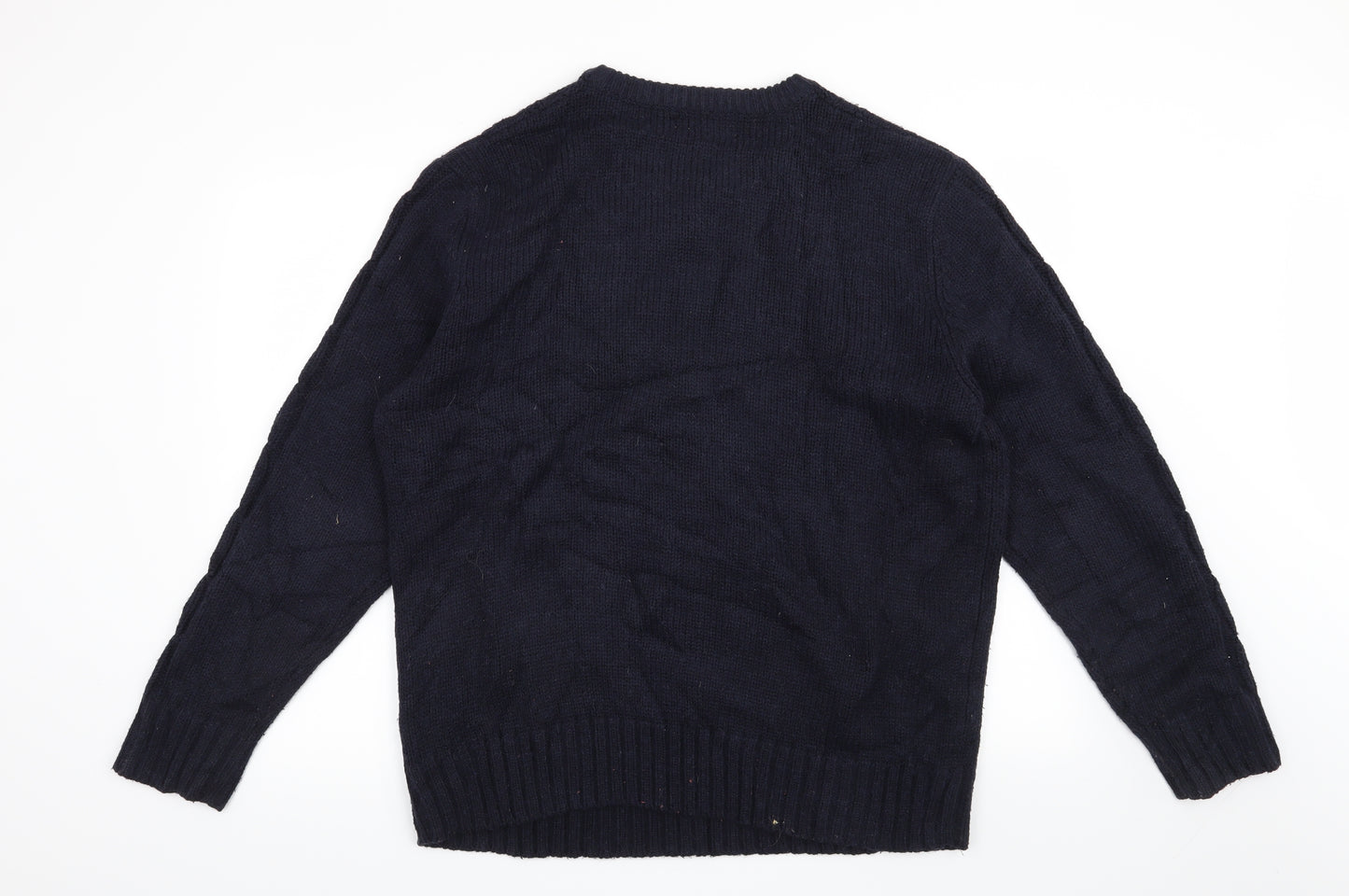 TU Mens Blue   Pullover Jumper Size XL