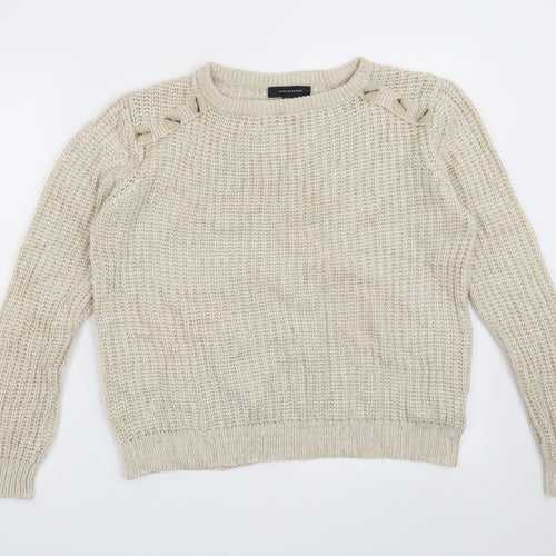 Atmosphere Womens Beige   Pullover Jumper Size 8