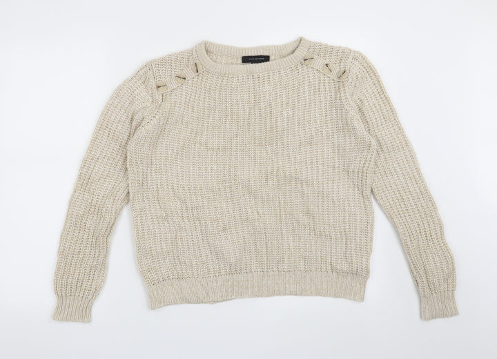 Atmosphere Womens Beige   Pullover Jumper Size 8