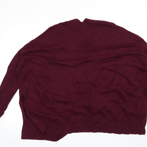 PURE Collection Womens Red   Cardigan Jumper Size M