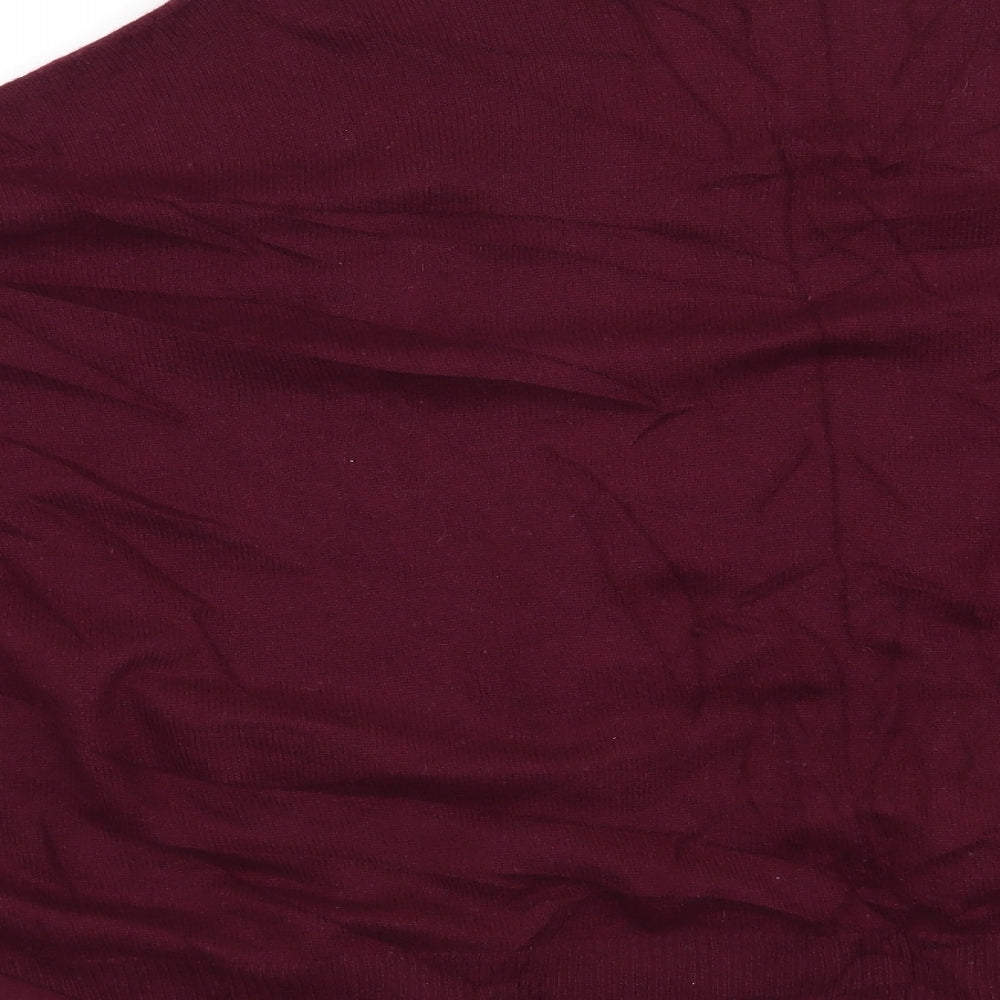 PURE Collection Womens Red   Cardigan Jumper Size M
