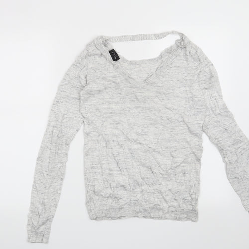 VILA Womens Grey   Pullover Jumper Size S