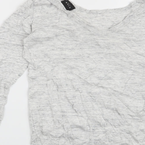 VILA Womens Grey   Pullover Jumper Size S