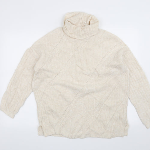 F&F Womens Beige   Pullover Jumper Size 12