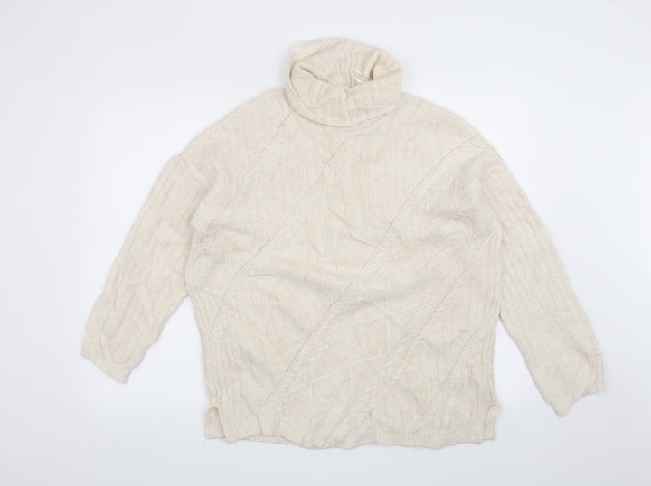 F&F Womens Beige   Pullover Jumper Size 12