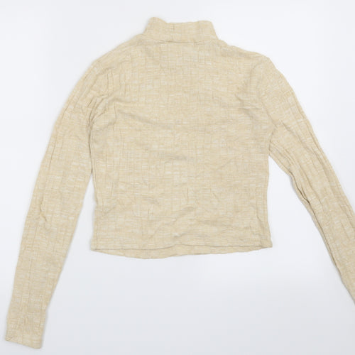 Miss Selfridge Womens Beige   Pullover Jumper Size 8