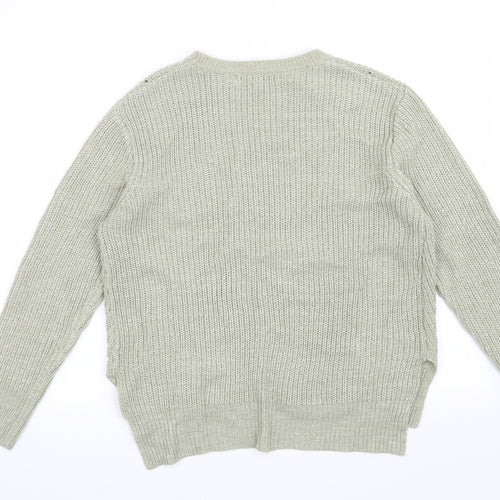 Peacocks Womens Green   Pullover Jumper Size S