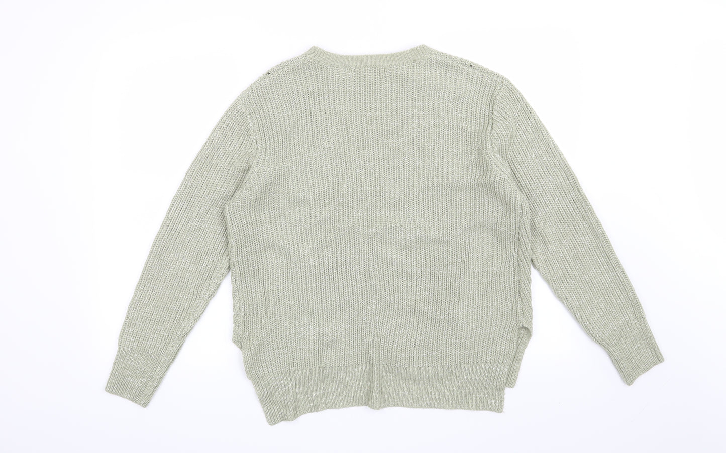 Peacocks Womens Green   Pullover Jumper Size S