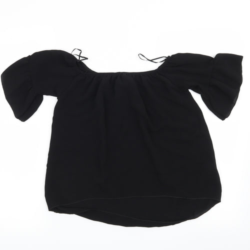 Quiz Womens Black   Basic Blouse Size 8