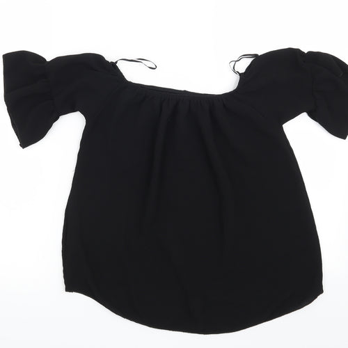 Quiz Womens Black   Basic Blouse Size 8
