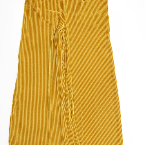 New Look Womens Yellow   Trousers  Size 12 L30 in