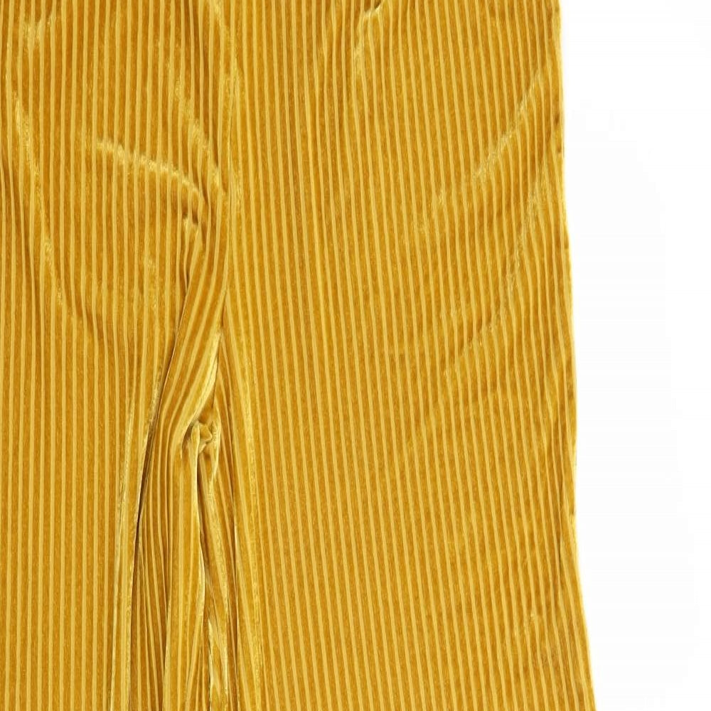 New Look Womens Yellow   Trousers  Size 12 L30 in