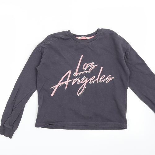 George Girls Blue   Pullover Sweatshirt Size 9-10 Years  - Los Angeles