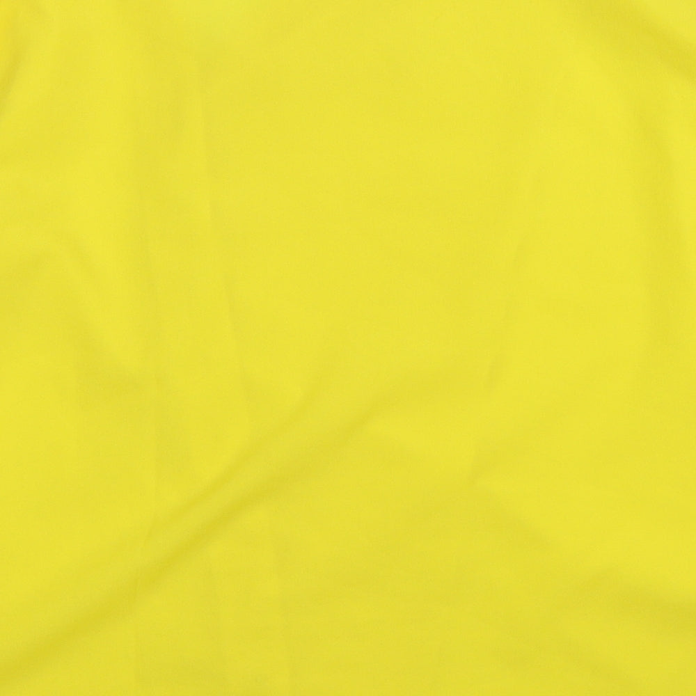 Preworn Womens Yellow   Basic Button-Up Size M