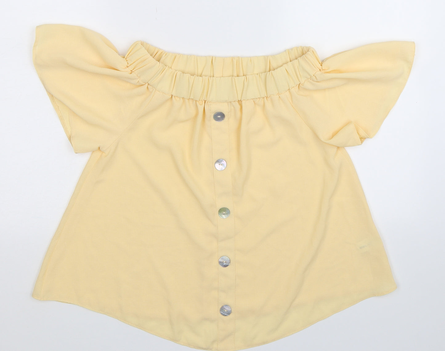 Select Womens Beige   Basic Blouse Size 8
