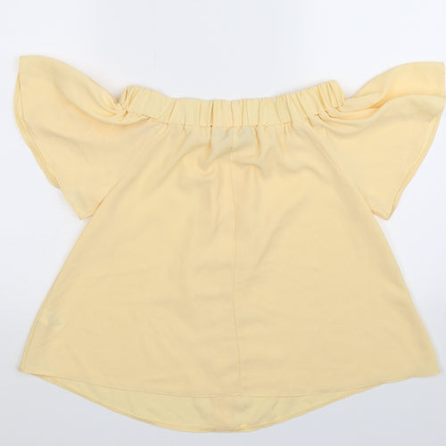 Select Womens Beige   Basic Blouse Size 8