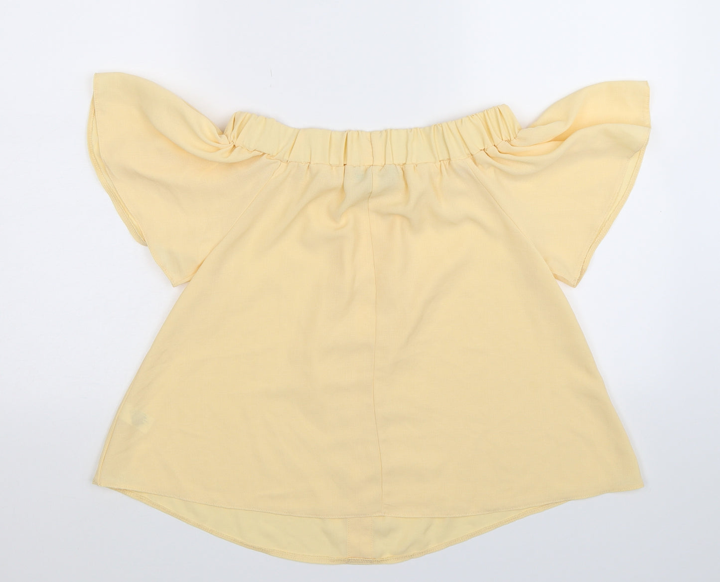 Select Womens Beige   Basic Blouse Size 8