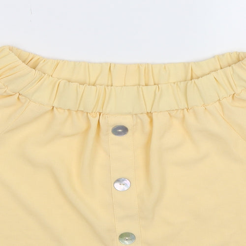 Select Womens Beige   Basic Blouse Size 8