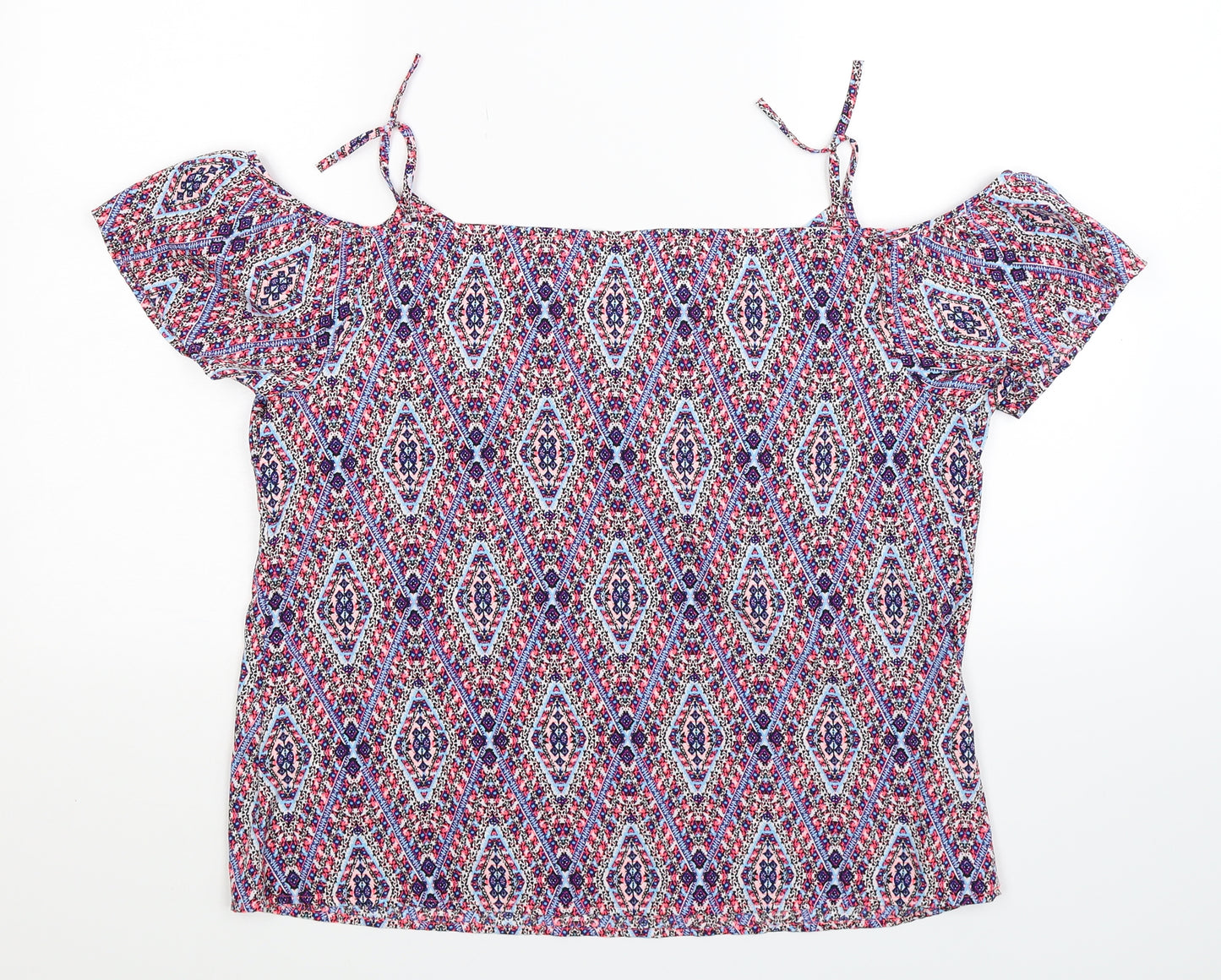 Papaya Womens Multicoloured   Basic T-Shirt Size 16