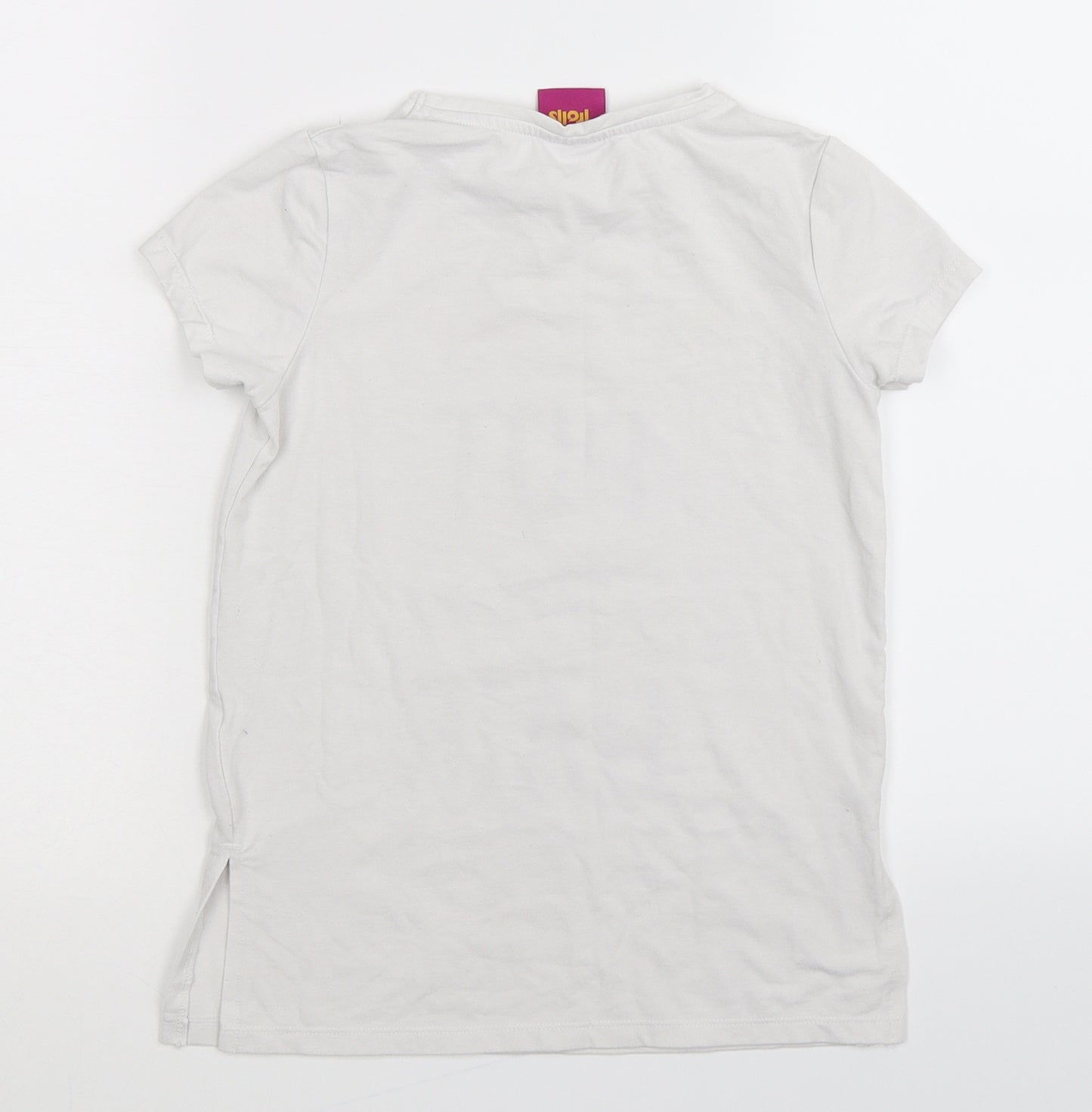 Dreamworks Girls White   Pullover T-Shirt Size S