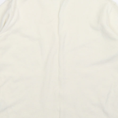 ALEX Womens White  Knit Cardigan Jumper Size 10