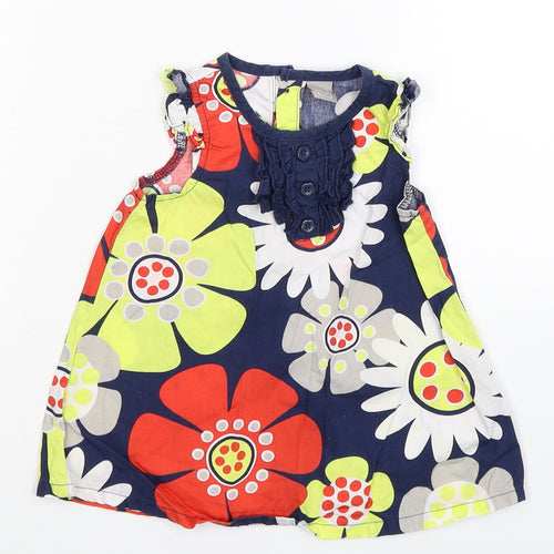 TU Girls Multicoloured Floral  Fit & Flare  Size 3-6 Months