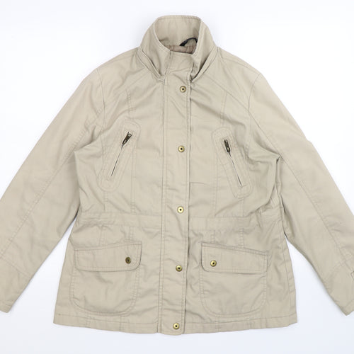 BM Womens Beige   Jacket  Size 12