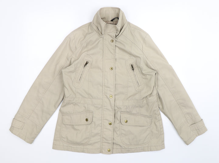 BM Womens Beige   Jacket  Size 12