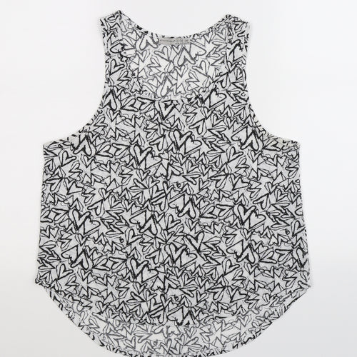 Atmosphere Womens White   Basic Tank Size 10