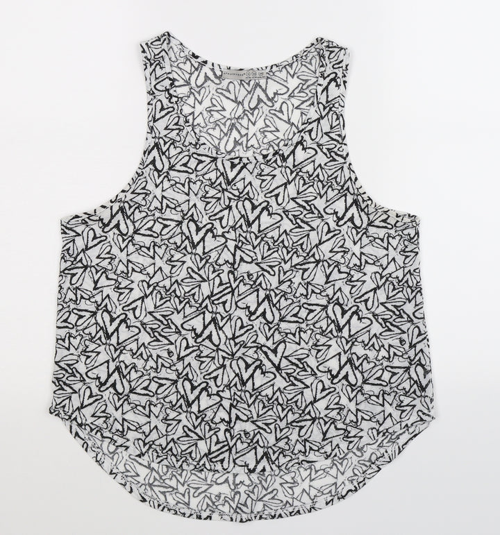 Atmosphere Womens White   Basic Tank Size 10