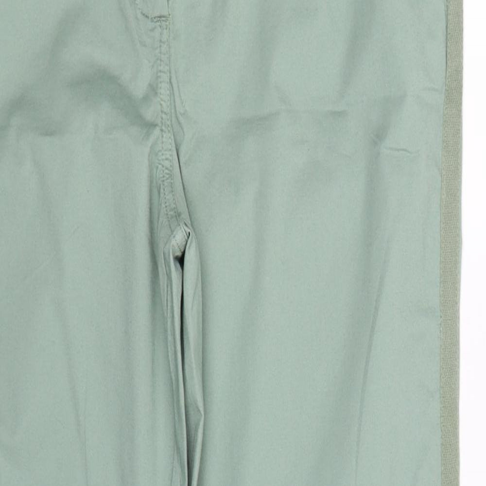 White Stuff Womens Green   Chino Trousers Size 12 L30 in