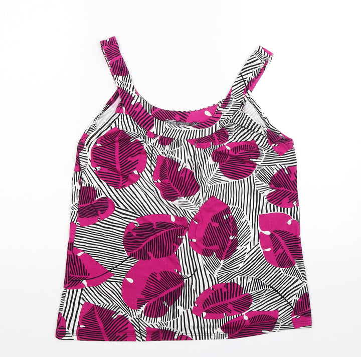 Wallis Womens Multicoloured Floral Basic Tank Size 10