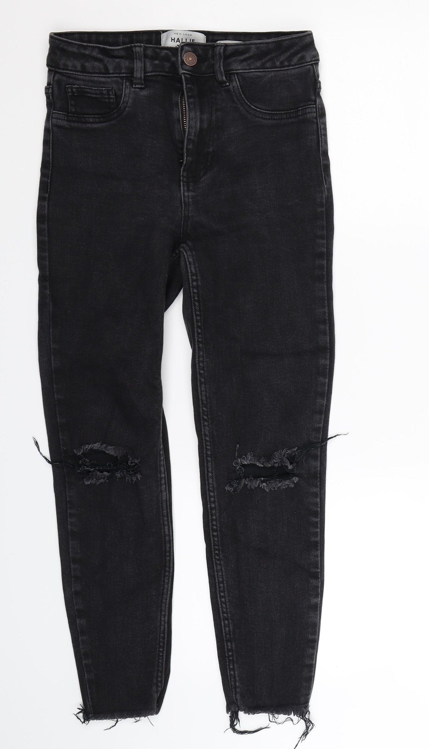 New Look Womens Black  Denim Skinny Jeans Size 10 L23 in