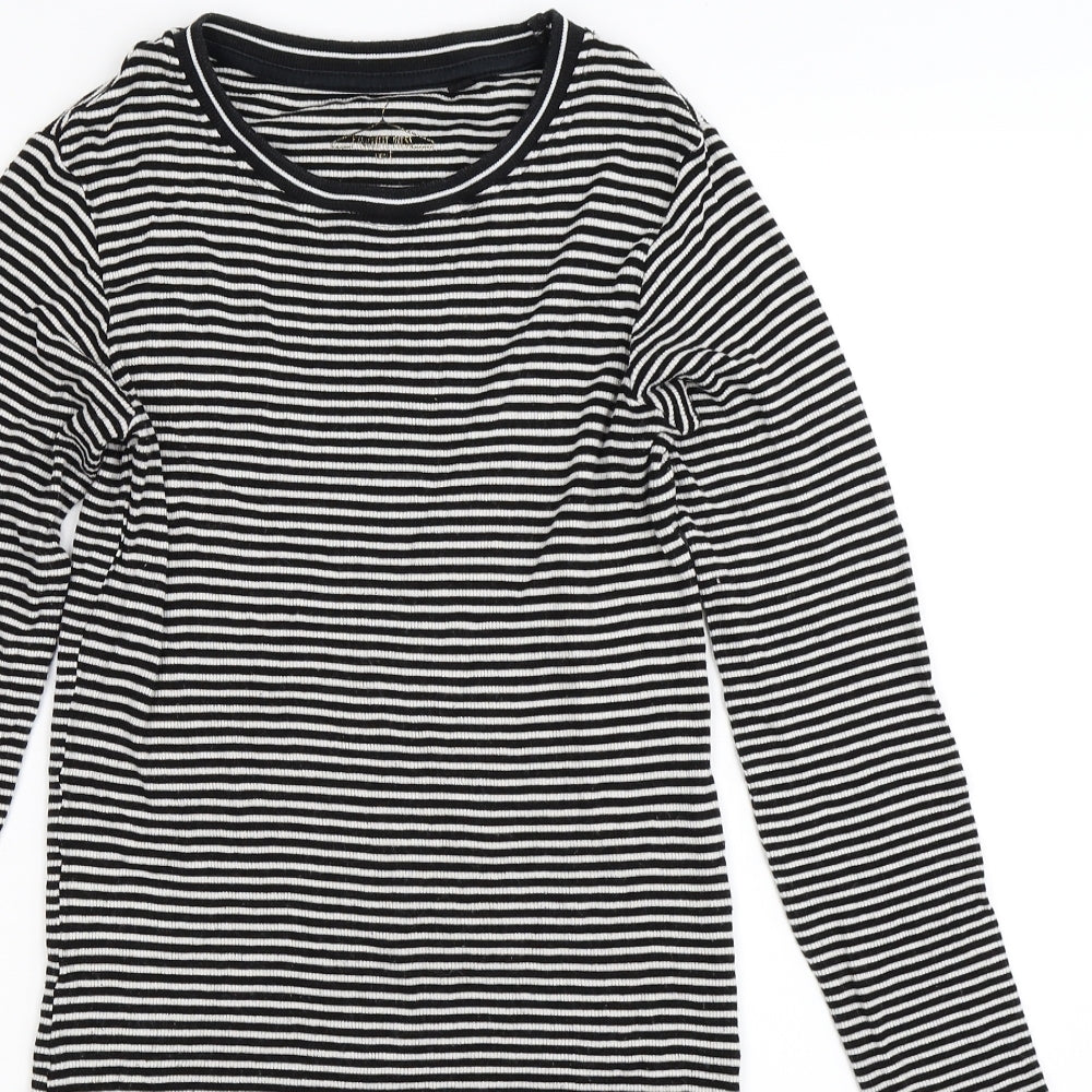 F&F Girls Multicoloured Striped  Jumper Dress  Size 12 Years