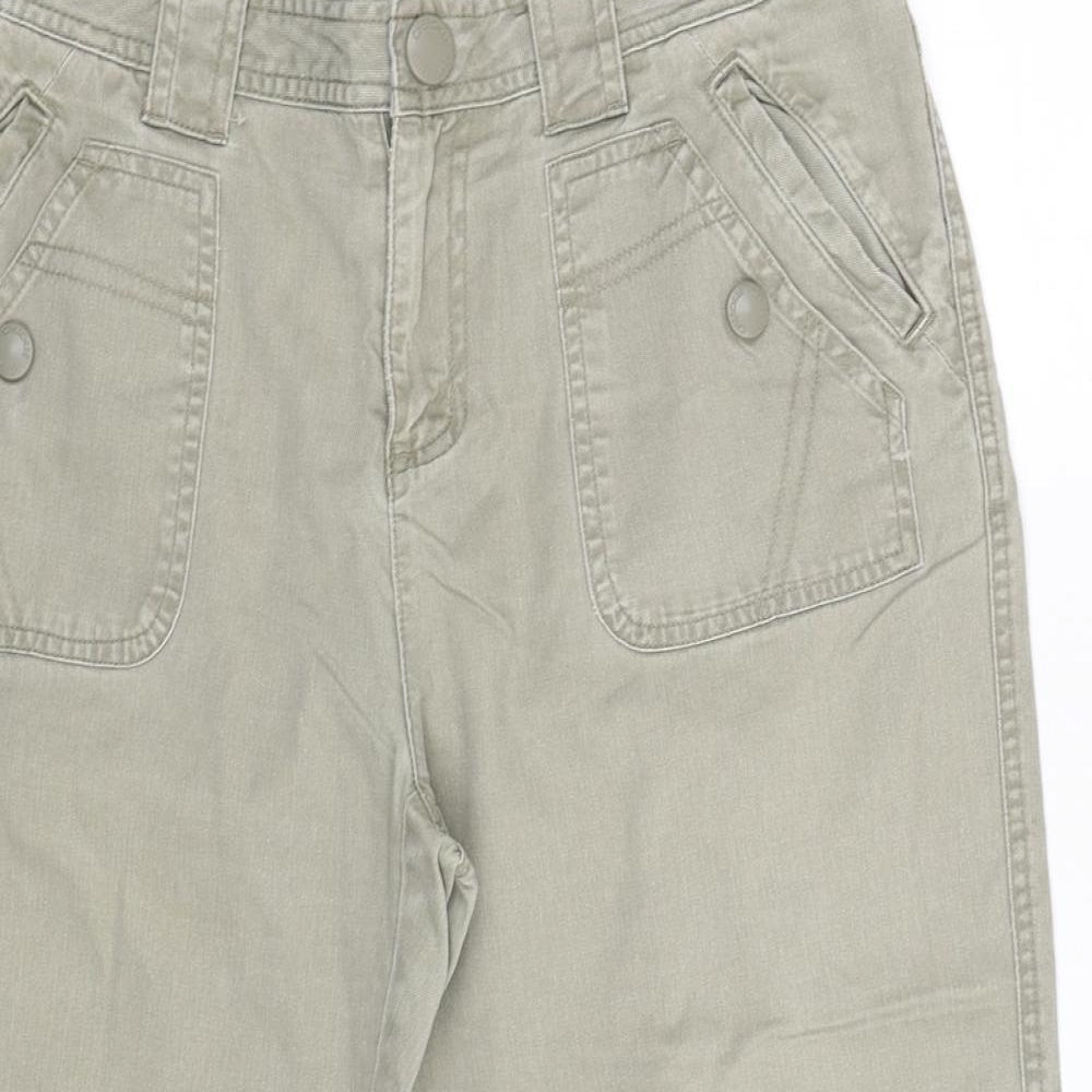 Cherokee Womens Grey  Denim Cropped Jeans Size 14 L21 in