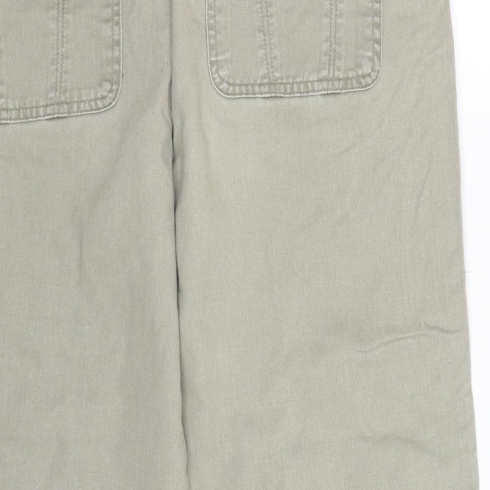 Cherokee Womens Grey  Denim Cropped Jeans Size 14 L21 in