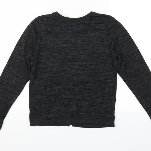 H&M Girls Black   Cardigan Jumper Size 14 Years