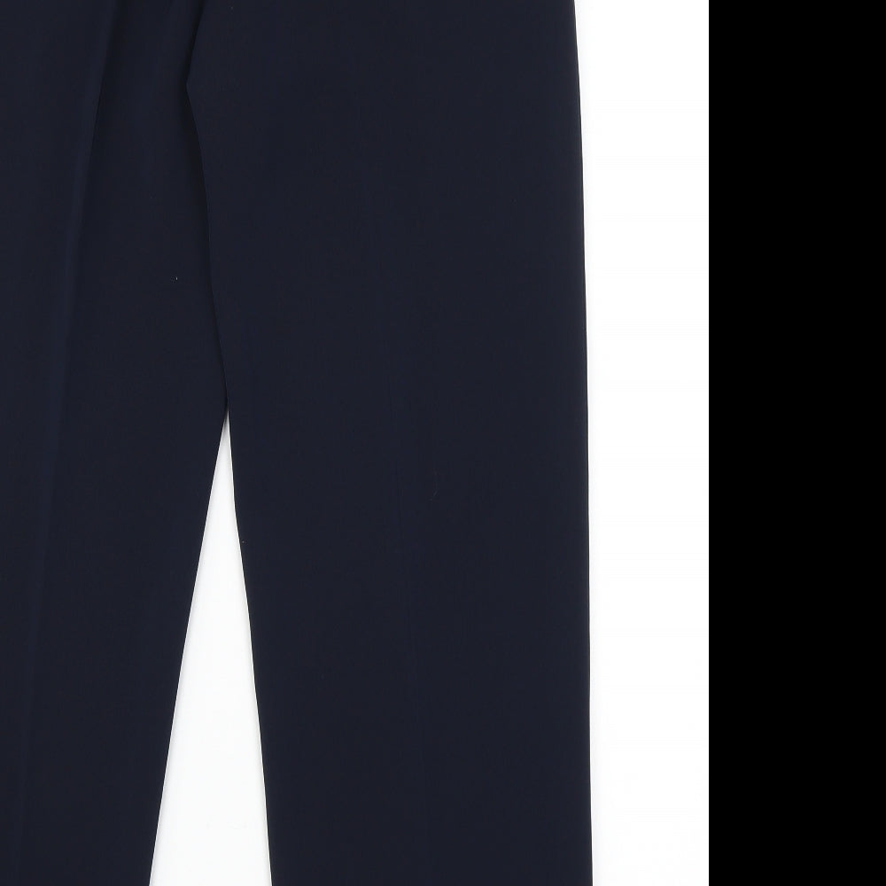 AMARANTO Womens Blue   Trousers  Size 12 L30 in