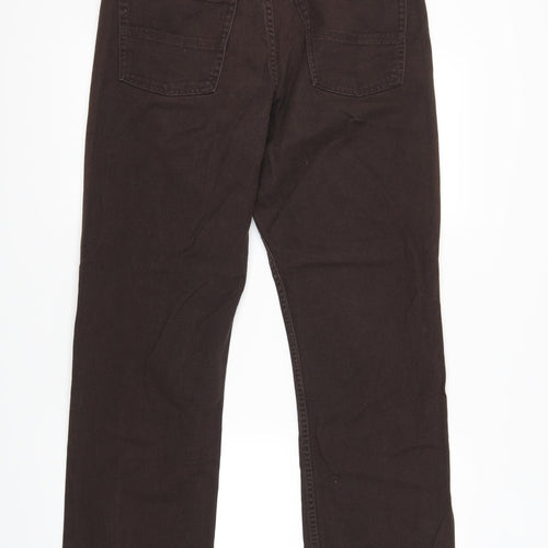 Denim Co  Mens Brown   Straight Jeans Size 34 L32 in