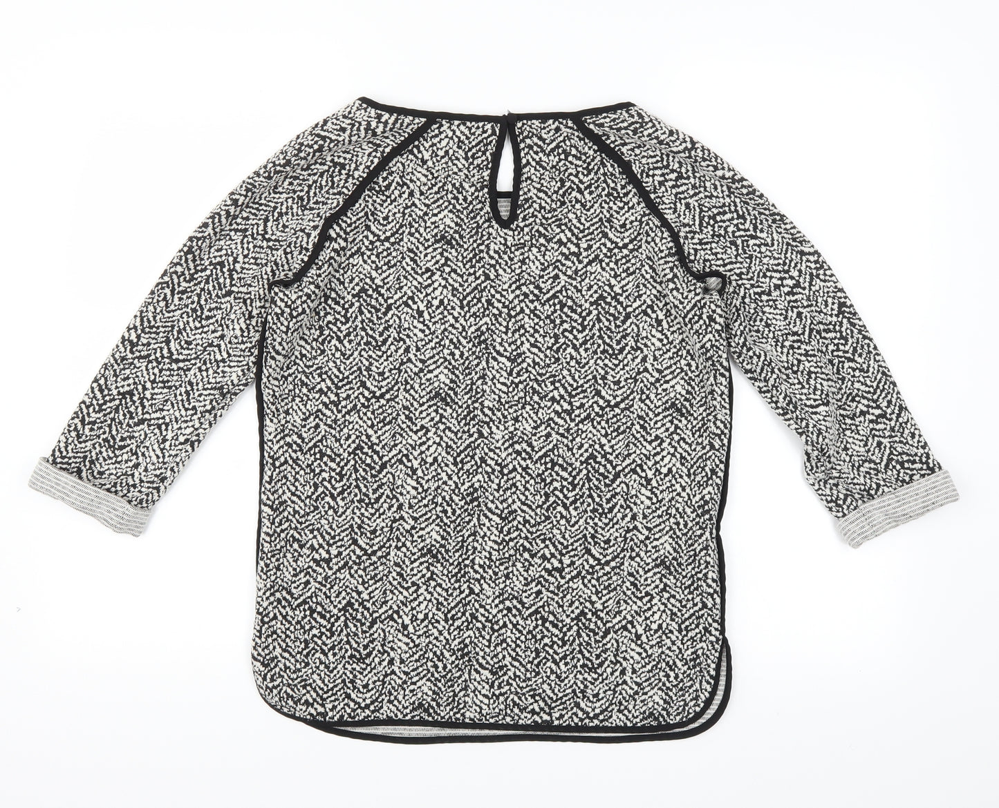 NEXT Womens Black Polka Dot  Pullover Jumper Size 8