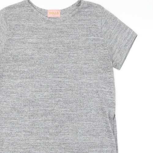 dolls Womens Grey   Basic T-Shirt Size S