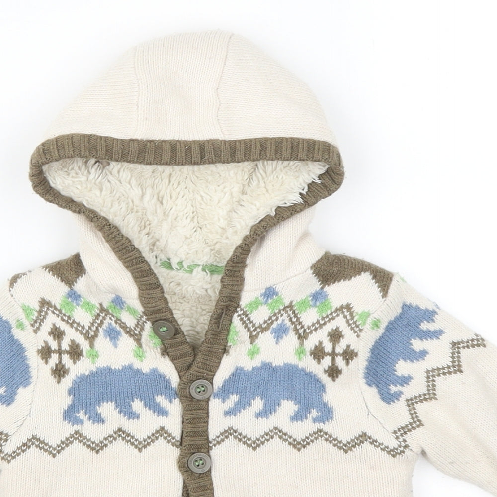 Marks and Spencer Baby Beige   Jacket Coatigan Size 12-18 Months