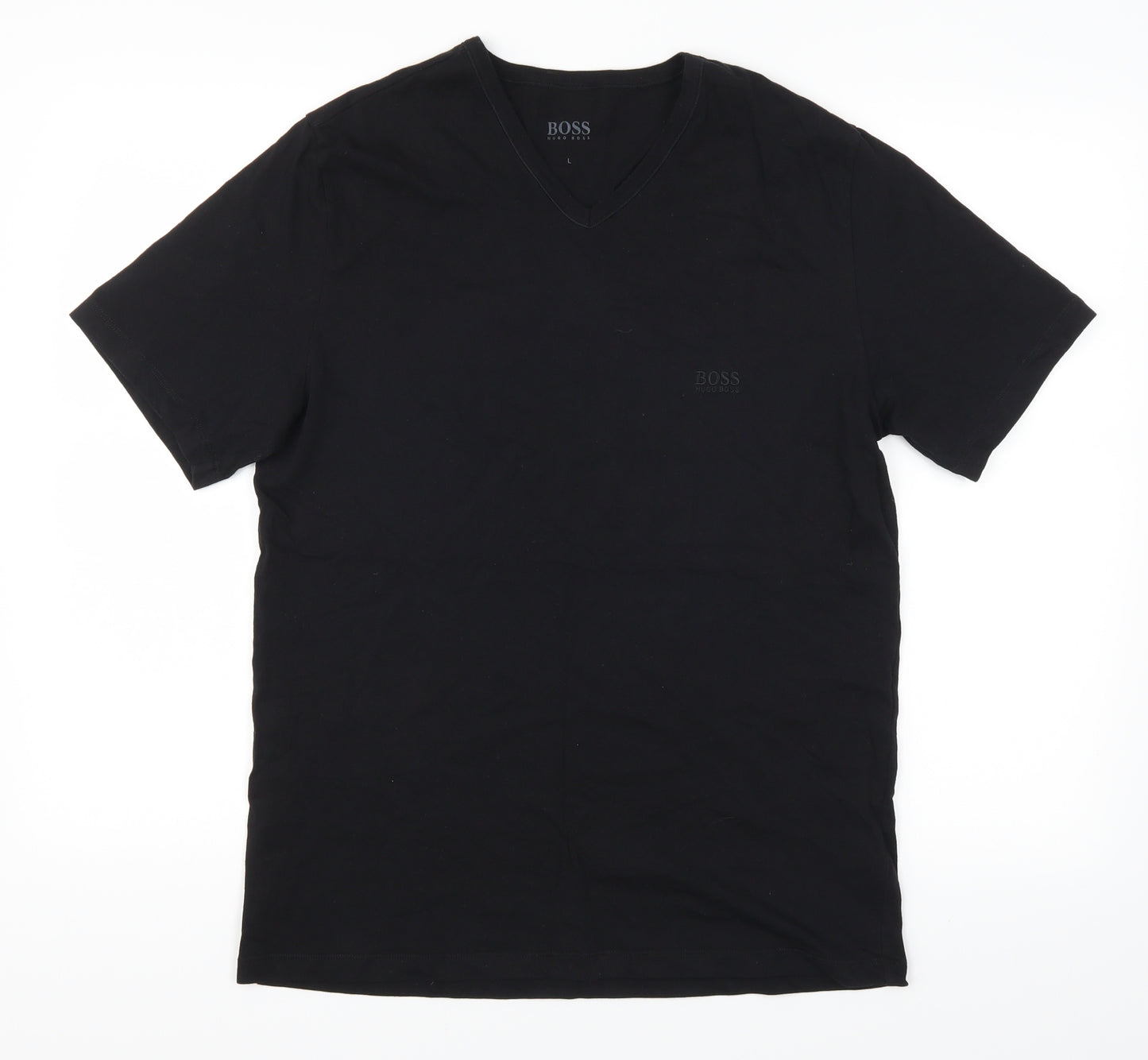 Boss Mens Black    T-Shirt Size L