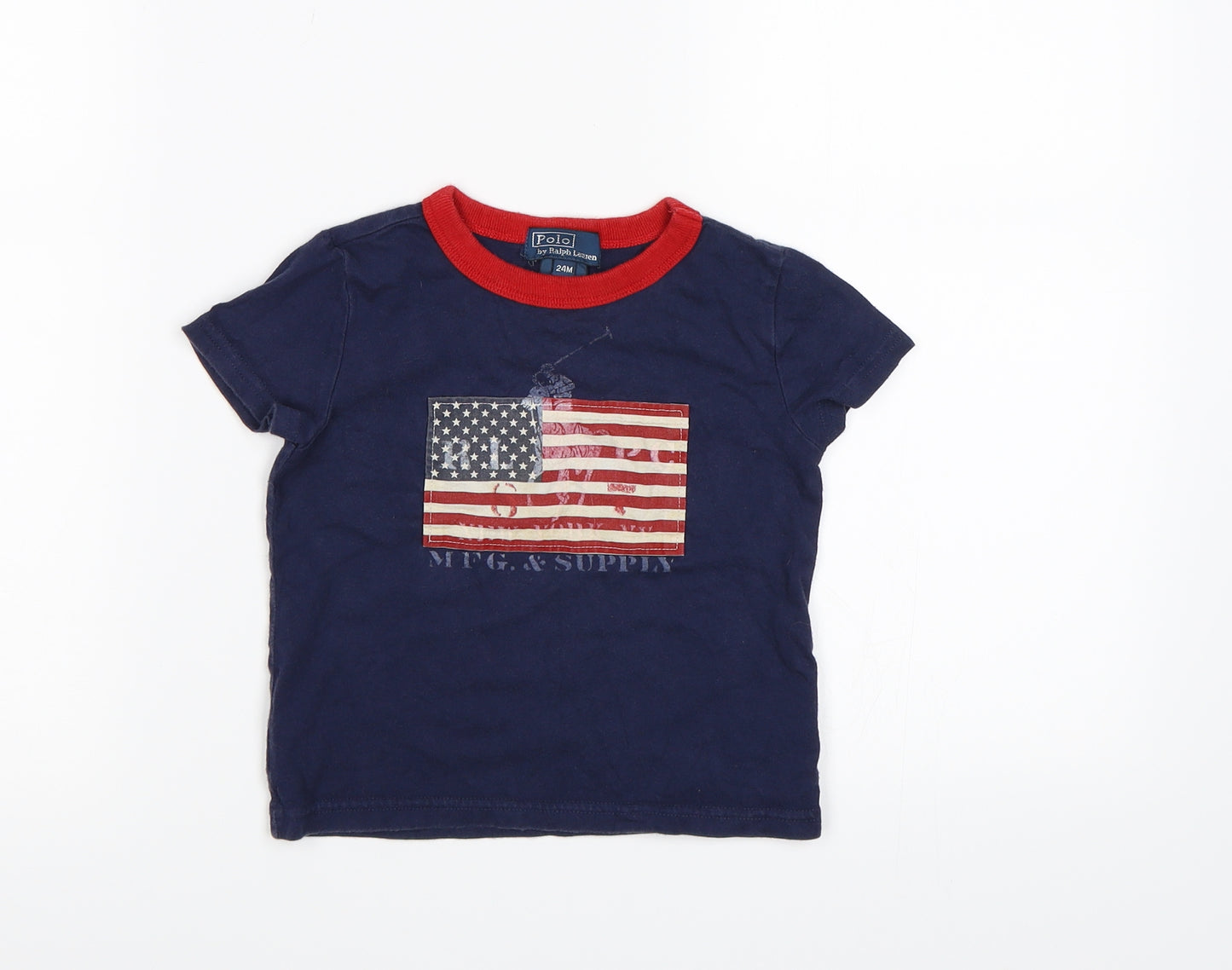 Polo Ralph Lauren Boys Blue   Basic T-Shirt Size 24 Months
